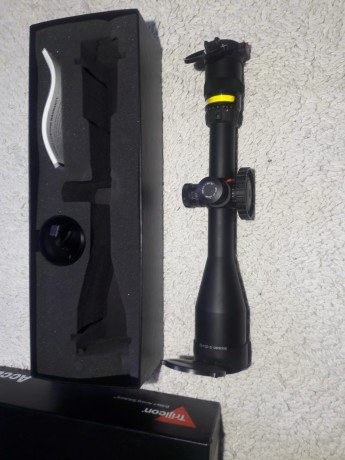 Pongo a la venta este magnifico visor de la casa Trijicon modelo accupoint 5-20X50.
La reticula es mildot 02