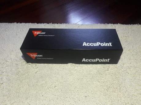 Pongo a la venta este magnifico visor de la casa Trijicon modelo accupoint 5-20X50.
La reticula es mildot 01