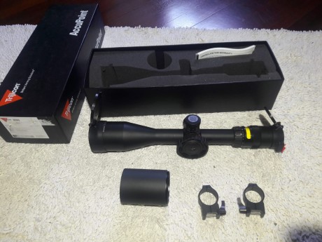 Pongo a la venta este magnifico visor de la casa Trijicon modelo accupoint 5-20X50.
La reticula es mildot 11
