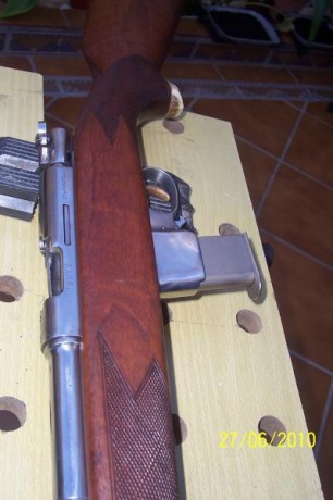 Vendo cargador para carabina Destroyer 9 largo.
Esta usado pero en buenas condiciones de chapa, sin oxido 112
