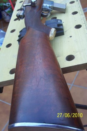 Vendo cargador para carabina Destroyer 9 largo.
Esta usado pero en buenas condiciones de chapa, sin oxido 122
