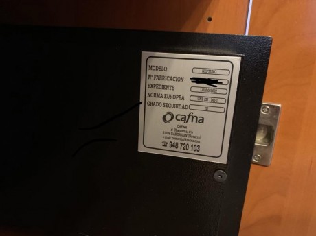 Armero grado III para tres armas cortas
Cumple normativa UNE-EN 1143-1
En langreo(asturias). 450€ 02