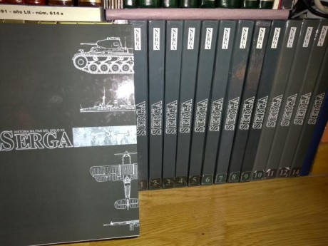 Vendo la coleccion de la Revista Serga.. 14 tomos. Hasta el tomo encuadernadas,el resto sin encuadernar. 01