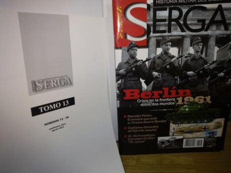 Vendo la coleccion de la Revista Serga.. 14 tomos. Hasta el tomo encuadernadas,el resto sin encuadernar. 00