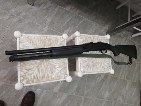 Muy cuidada, capacidad7+1.recamara magnun cañon liso cilindrico de 51.roscas y bases de acero warne. Balea 20