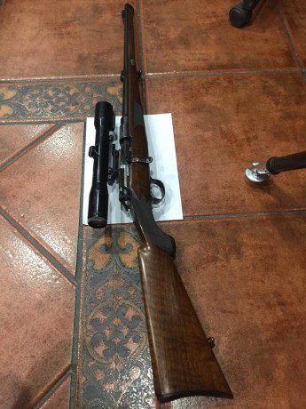 Hola, dispongo de rifle Mannlincher Schönauer en calibre 6,5x55 swiss. Modelo de caja larga con monturas 02