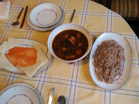 Hoy para comer acelgas hervidas y chuletón de vaca gallega vieja con seis semanas de maduración en cámara 71