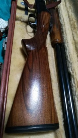 Vendo por exceso de armas escopeta de tiro al plato. Es una Super Lanber con 75cm de cañón con punto de 11