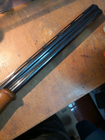 Vendo escopeta monogatillo,expulsora,con selector de tiro,marca Lanber,con su funda,en perfecto estado.A 01