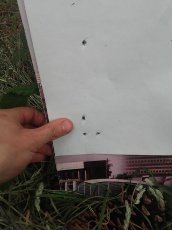 Bueno, para animar el foro un poco, propongo colgar fotos de dianas y arma usada para ello, pudiendo ser 40