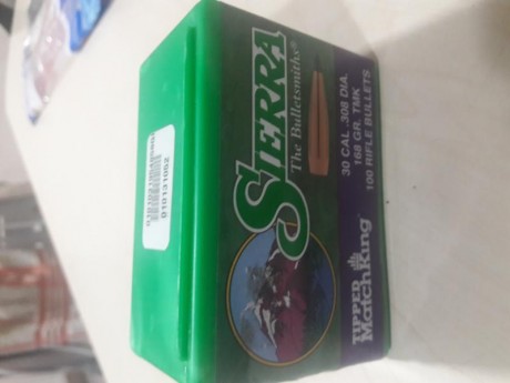 Se cambian 4 cajas de puntas sierra tmk 168 grains calibre .30  sin abrir por 4 cajas de lapua scenar 01