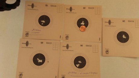 Bueno, para animar el foro un poco, propongo colgar fotos de dianas y arma usada para ello, pudiendo ser 90
