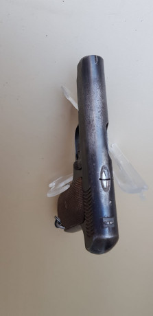 En bien estado la patina se limpia con cuidado. cal 7.65mm
precio 555

Inscrito en el libro de coleccionista 00