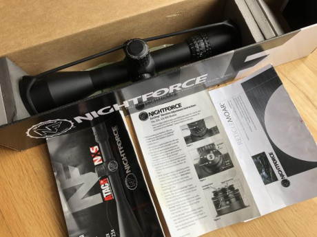 Vendo visor NightForce ATACR 5-25x56 con retícula MOAR.
El visor tiene un año (sólo caza) y está perfecto, 32