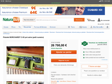 Se vende esta excepcional pistola en estado perfecto con dos cargadores, tres buffer de recambio, tres 60