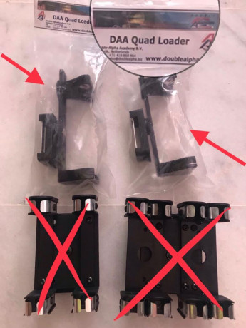 2 porta cartuchos 12ga DobleAlfa, para recarga rápida IPSC escopeta. El pack es inseparable. No se ha 00