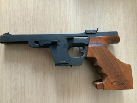 Buenos días,
Vendo WALTHER GSP 22 Lr en EXCELLENTE estado.
Incluye 2 cargadores, maletín de transporte, 02