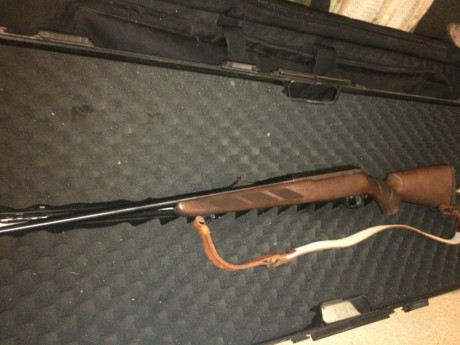 Hola, cambio tikka calibre 30-06, con muy poco uso, cargador y correa. Aceptaría cambio por fusil histórico, 02