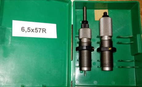 Vendo  Dies recarga del 6.5x57R, prácticamente nuevos (validos tambien para el 6.5x57, en función del 00