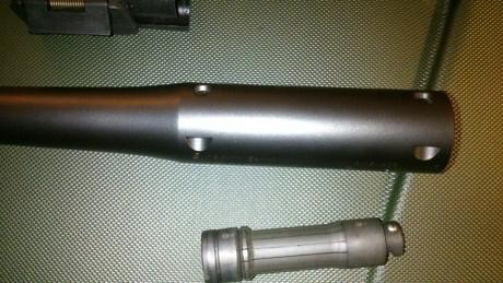 Cañon Blaser de calibre 6,5x68 con cargador y cabezal para calibres ME, prácticamente nuevos con solo 00