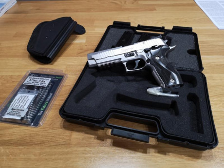 Sig Sauer X-FIVE All round, prácticamente nueva, muy pocos disparos, en perfecto estado.
Con extras incluidos, 10