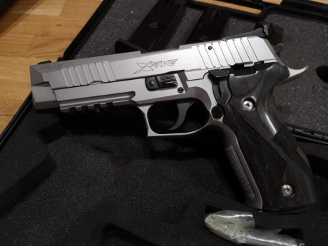 Sig Sauer X-FIVE All round, prácticamente nueva, muy pocos disparos, en perfecto estado.
Con extras incluidos, 10