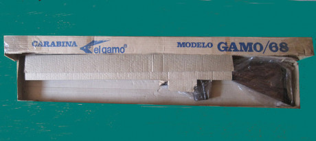 Hola.
Vendo Gamo 68, primera versión, con su caja original, calibre 4,5 mm, restaurada y funcionando perfectamente.
Precio 02