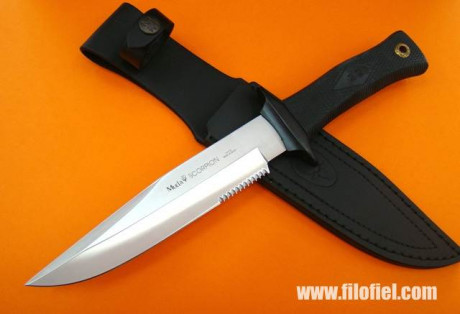 Recientemente me han regalado un Muela Scorpion 26W, mi intencion es usarle como cuchillo de caza - remate 80