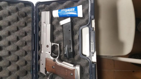 Venta sig saguer p226 x-six 6" armazon de acero
Guiada en F
Maletin y dos cargadores
Estado excelente
Calibre 02