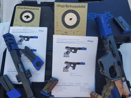 Se vende Pistola Walther Gsp Expert calibre 32  con  kit (carro Calibre 22 Walther Gsp Expert) del año 02