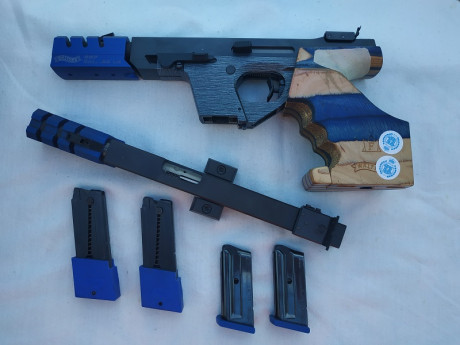Se vende Pistola Walther Gsp Expert calibre 32  con  kit (carro Calibre 22 Walther Gsp Expert) del año 00
