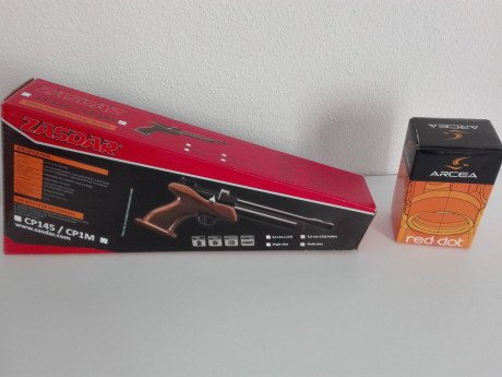 Vendo esta pistola ya conocida por todos, la ZASDAR CP1M de calibre 5'5mm. 
Como se puede ver en las fotos 02
