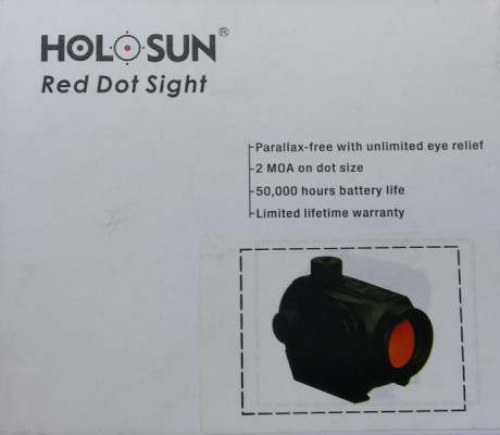 Vendo Dos visores Red Dot de la marca Holosun. 22