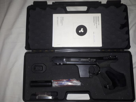 Vendo mi Hamerli sp20 por no usar con todo el equipamiento  original, para el  comprador  de  reestreo.
Atiendo 00