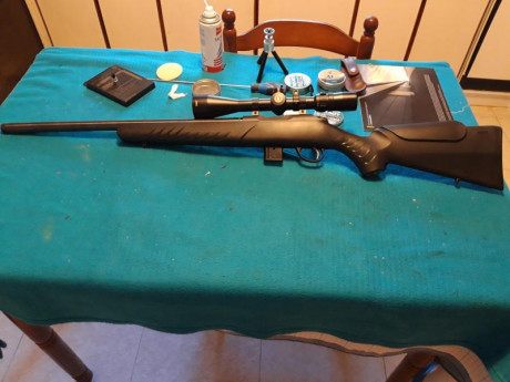 Buenas tardes.
Vendo Sako quad 22lr heavy barrel con muy pocos tiros.
Dos cargadores, uno de 5 y otro 02