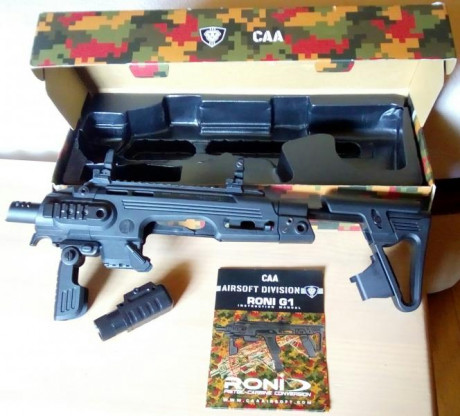Vendo kit Roni Caa CAA Airsoft Division Conversion Kit For Glock/Tokyo Marui / KSC / WE 17,18c,19,23F. 00