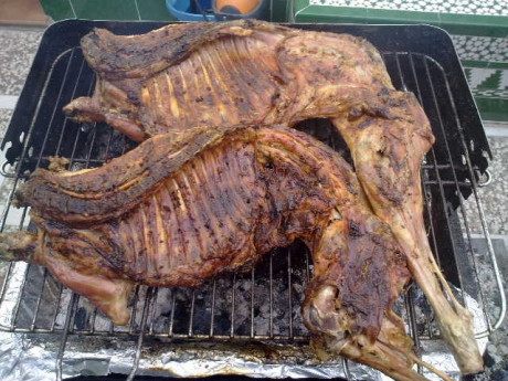 Hoy para comer acelgas hervidas y chuletón de vaca gallega vieja con seis semanas de maduración en cámara 00