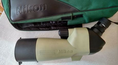 VENDO telescopio NIKON RA II, de 60 mm y ocular de visión a 45ª, intercambiable ZOOM de 15-45X
Cuerpo 02