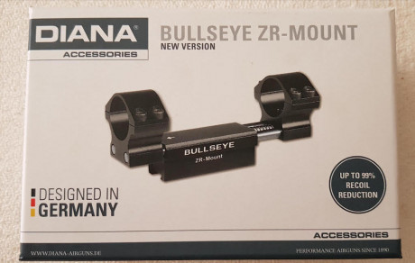 vendo monturas ZR Mount para carabina de aire comprimido, de nitropiston o muelle. 
deslizan sobre dos 01