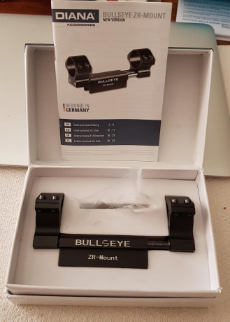 vendo monturas ZR Mount para carabina de aire comprimido, de nitropiston o muelle. 
deslizan sobre dos 00