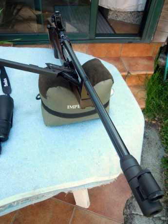 Bueno, para animar el foro un poco, propongo colgar fotos de dianas y arma usada para ello, pudiendo ser 42