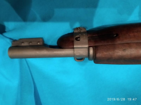 Hola a todos. Vendo dos culatas carabina M1:
- 1) Madera con sellos arsenal ROCKOLA e inspector de armamento 10
