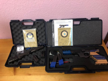 Vendida !!!!!!! Whalter GSP EXPERT calibre 32 más carro del calibre 22 Lr. Cacha talla M, tiene unos 2 02