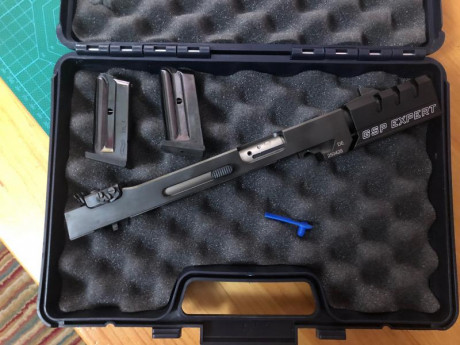 Vendida !!!!!!! Whalter GSP EXPERT calibre 32 más carro del calibre 22 Lr. Cacha talla M, tiene unos 2 11