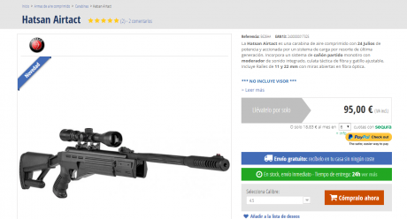 Hola amantes de las armas,No se si será aquí el sitio adecuado para publicar esto,Pero bueno,Aquí voy,Estoy 170