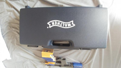 PISTOLA WALTHER GSP EXPERT 22, especial tiro olímpico, de 1 año de antigüedad. Se entrega con 2 cargadores 01
