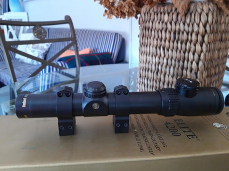 Buenas tardes.
Vendo este visor para batida o tiro táctico con retícula iluminada.
Esta como nuevo, con 02