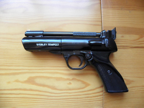 Se vende Webley Tempest cal. 4´5.  Prácticamente sin uso.   Precio : 100 euros, con los portes en peninsula. 00