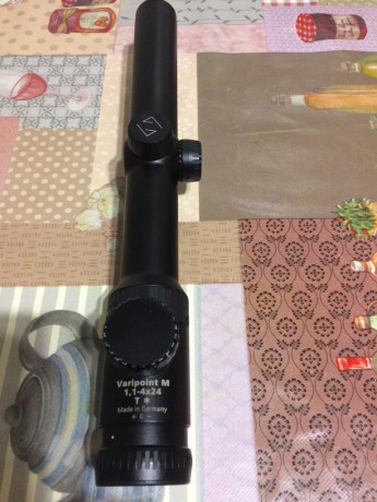 Cal. 300 Winchester Magnum. Provisto de visor Zeiss Victory Varipoint M 1,1 a 4 x 24 T* (de carril y punto 01