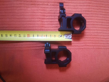 Hola, vendo anillas desmontables UTG de 30mm.
25e puestas en casa. 
Un saludo 
 IMG_20190715_132232.jpg 00